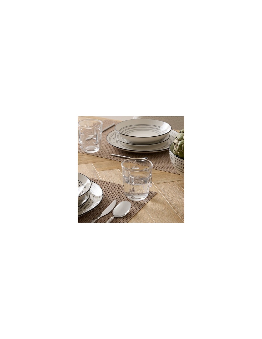 Set 6 bicchieri bassi Face trasparente 30 cl – shopincasa.it