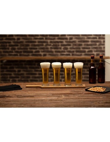 Supporto con 4 bicchieri da birra Victor 27 cl – shopincasa.it