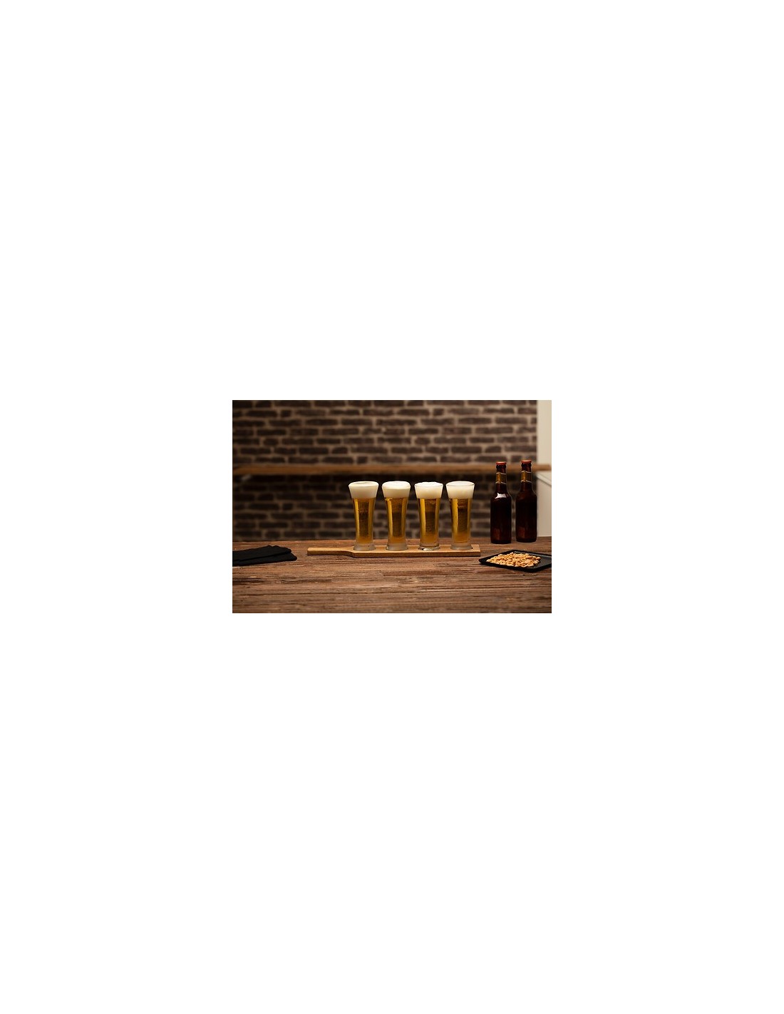 Supporto con 4 bicchieri da birra Victor 27 cl – shopincasa.it