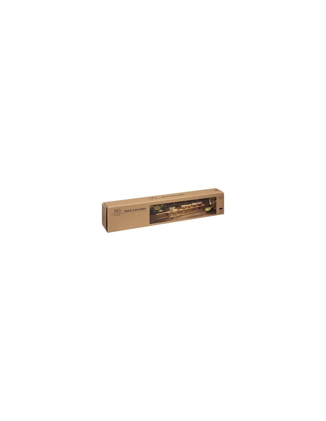 Supporto con 6 bicchieri da shot Victor 2,4 cl – shopincasa.it