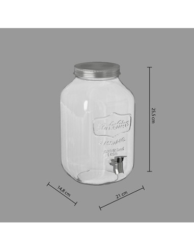 Dispenser per bevande 4 L JJA in plastica – shopincasa.it