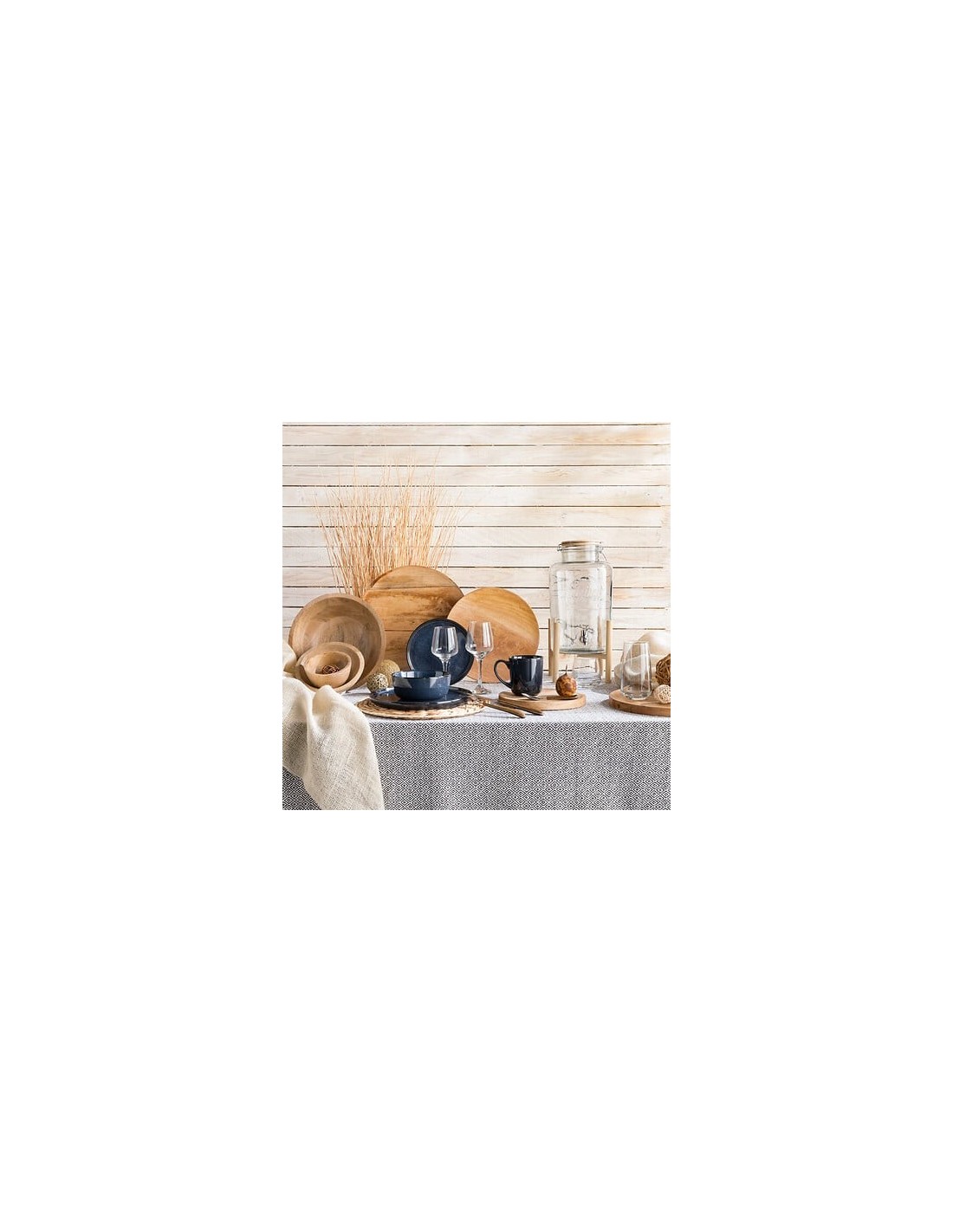 Barattolo con rubinetto su rack 8 L in vetro – shopincasa.it