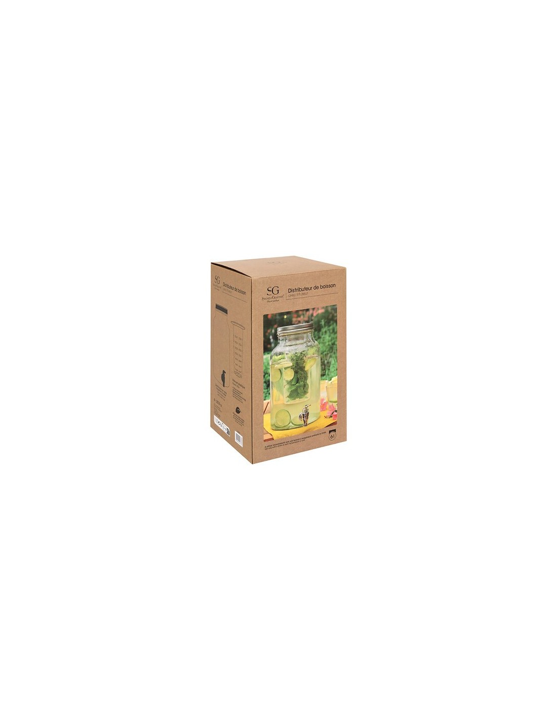 Dispenser per infusori 6 L Secret de Gourmet – shopincasa.it