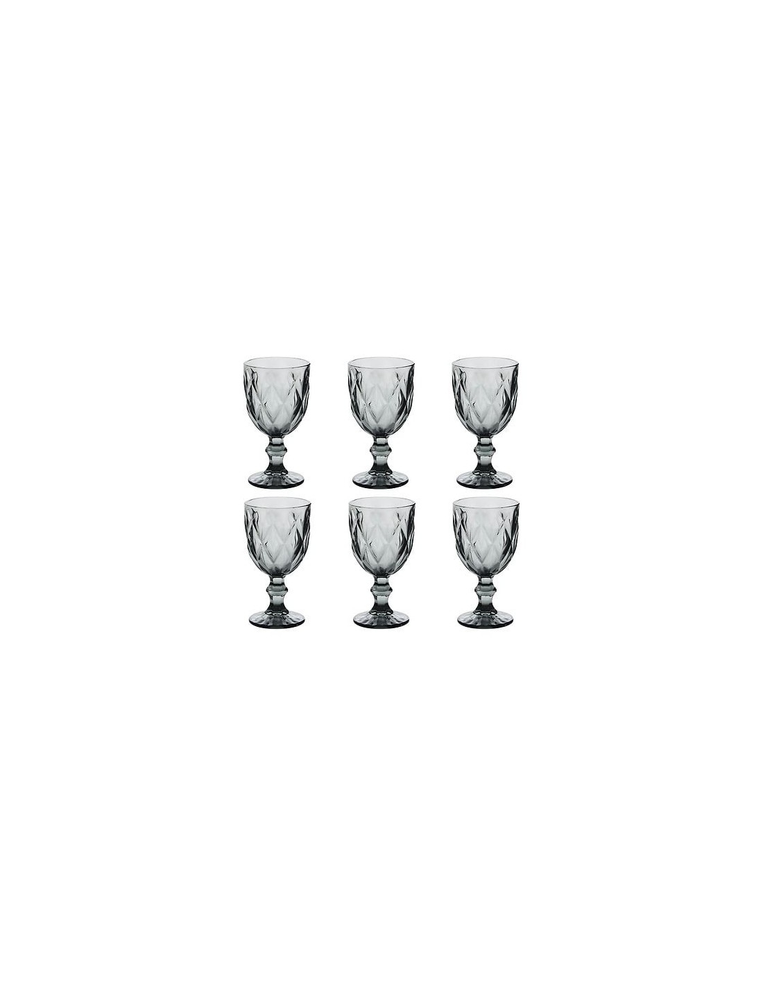 Calice da vino Lea 23 cl grigio – shopincasa.it