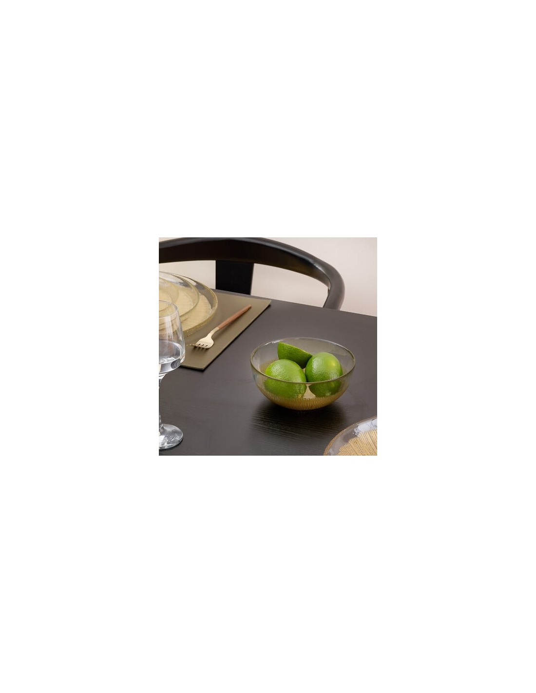 Ciotola Celeste in vetro dorata D. 15 x H. 6,5 cm – shopincasa.it