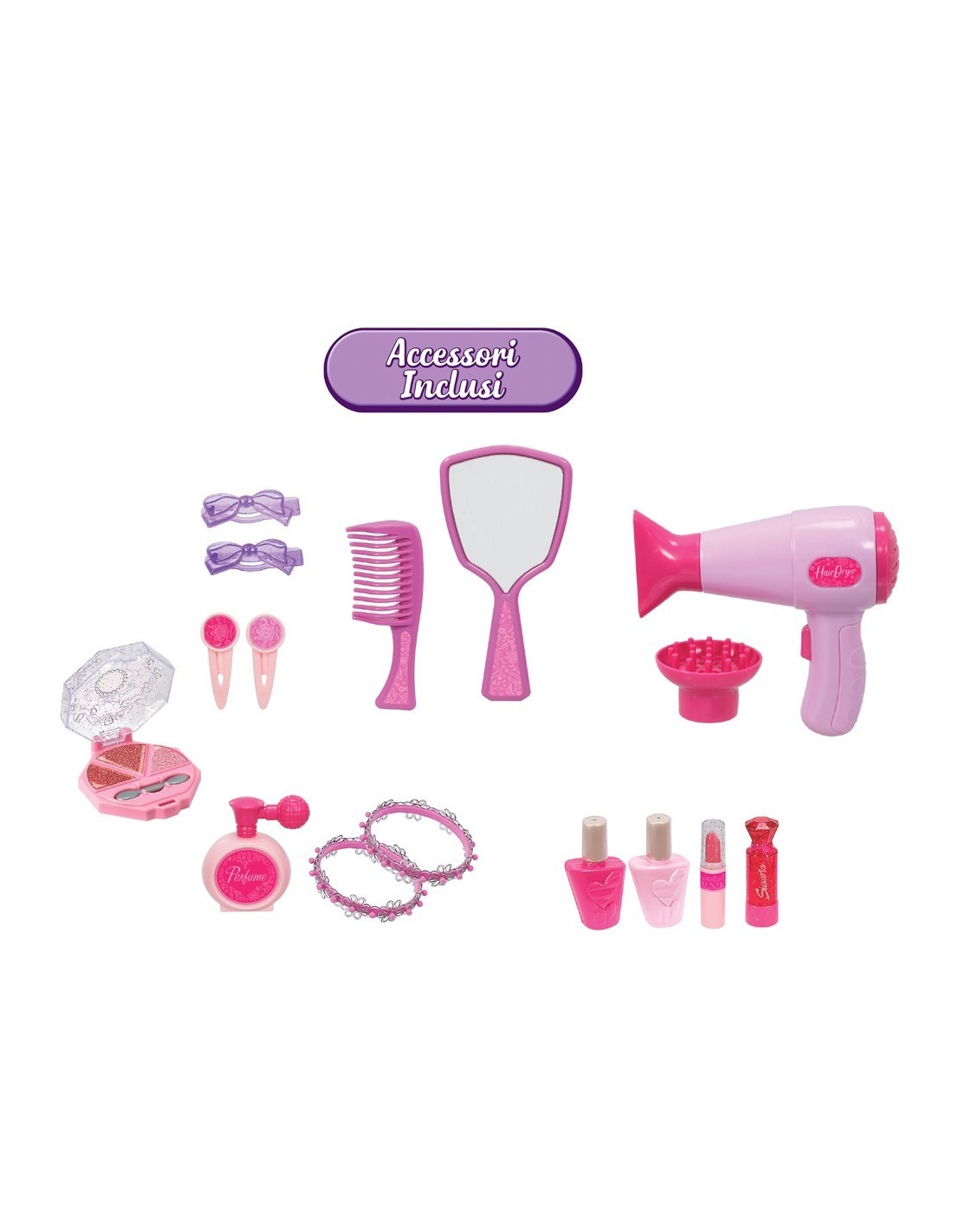Miss Signorina specchiera 72cm LED luci suoni | shopincasa.it