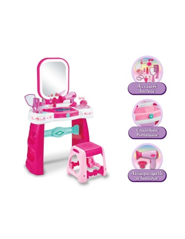 Miss Signorina specchiera 72cm LED luci suoni | shopincasa.it