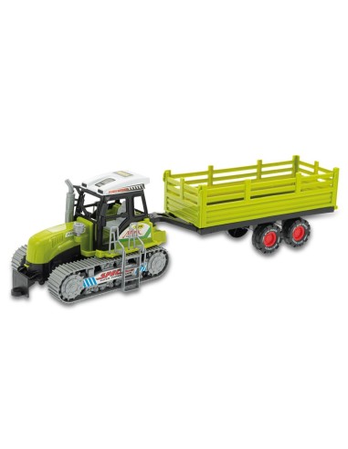 Linea Verde trattore giocattolo con rimorchio 68979 frizione | shopincasa.it