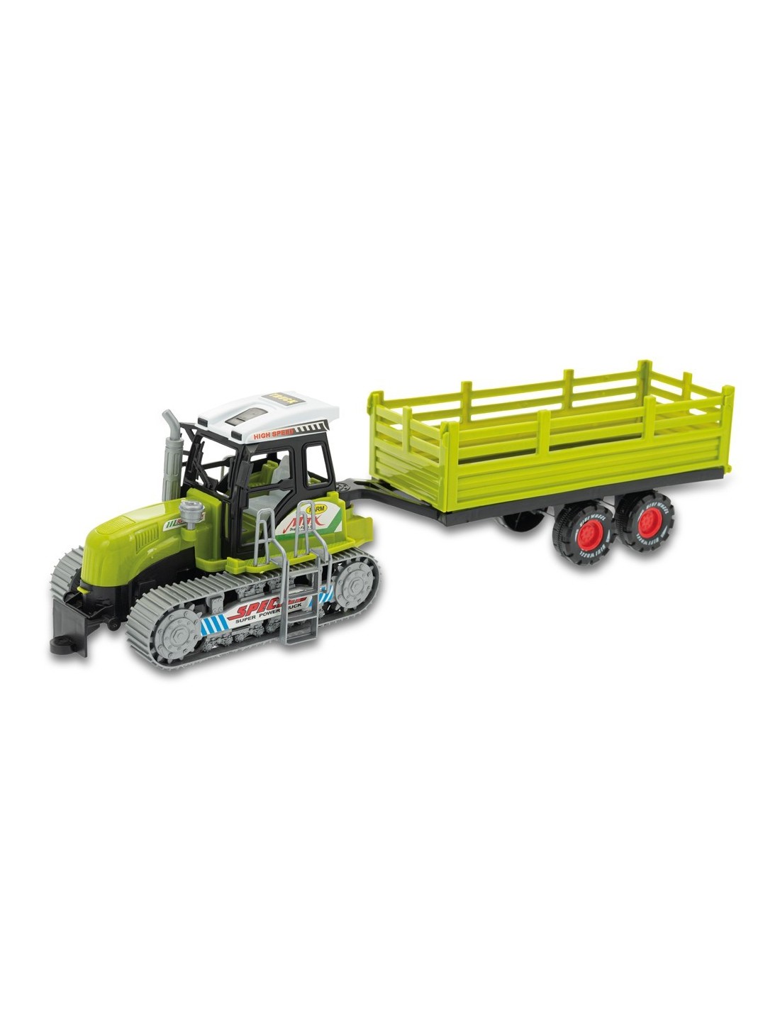 Linea Verde trattore giocattolo con rimorchio 68979 frizione | shopincasa.it