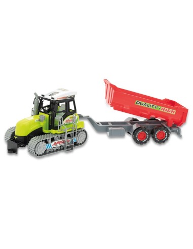 Linea Verde trattore giocattolo con rimorchio 68979 frizione | shopincasa.it
