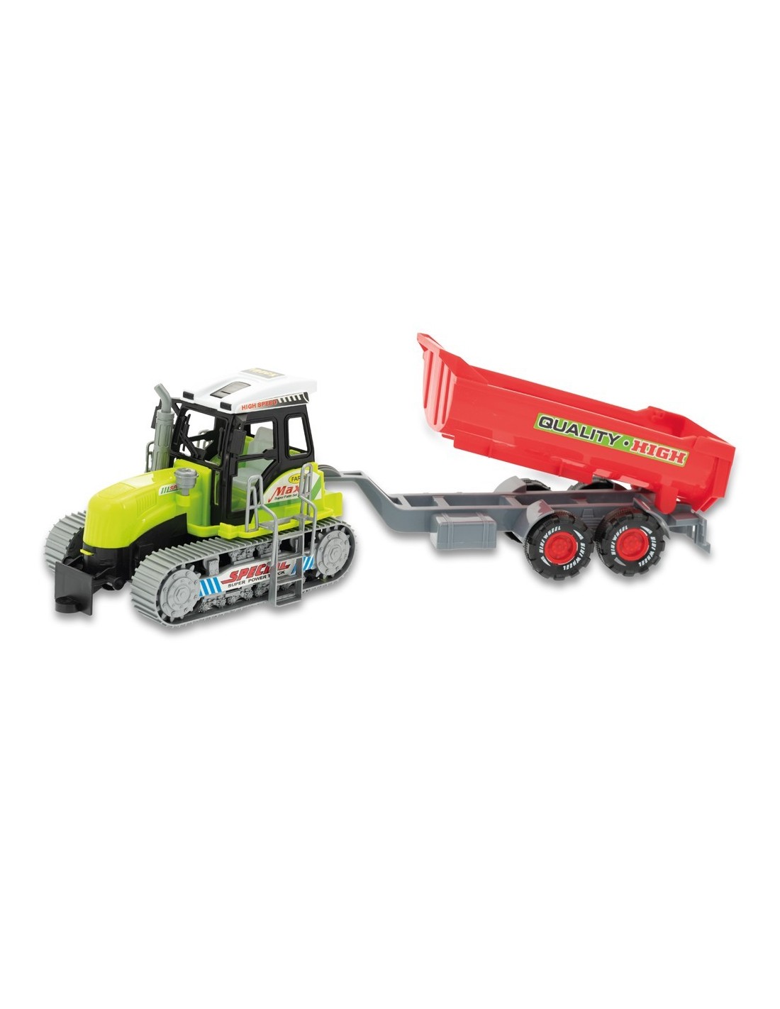 Linea Verde trattore giocattolo con rimorchio 68979 frizione | shopincasa.it