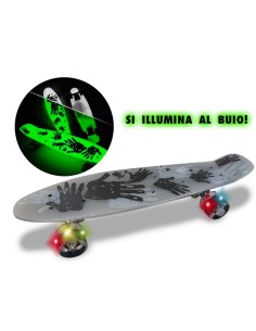 Teosport skateboard glow in the dark 100kg | shopincasa.it