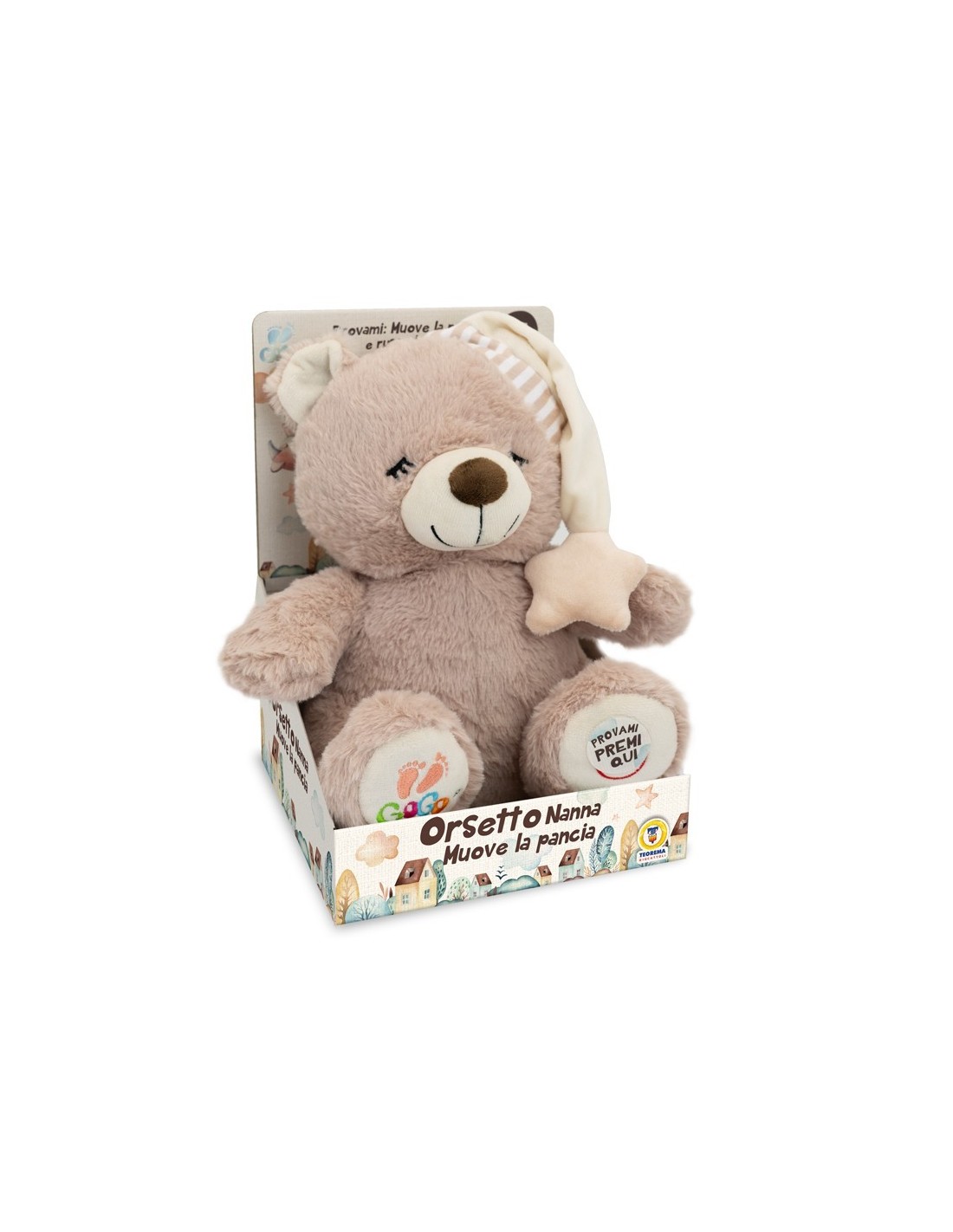 GOGO orsetto ninna nanna 25cm musica movimento | shopincasa.it