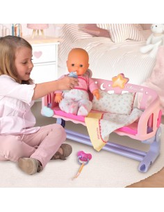 Nenuco - Bambola Dormi Con Me 35cm Con Lettino Ninna Nanna | Shop in Casa