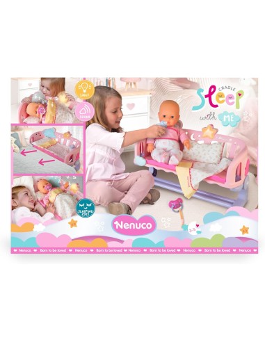 Nenuco bambola dormi con me 35cm lettino ninna nanna | shopincasa.it