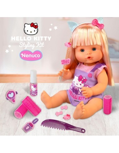 Nenuco bambola 35cm capelli lunghi biondi Hello Kitty | shopincasa.it