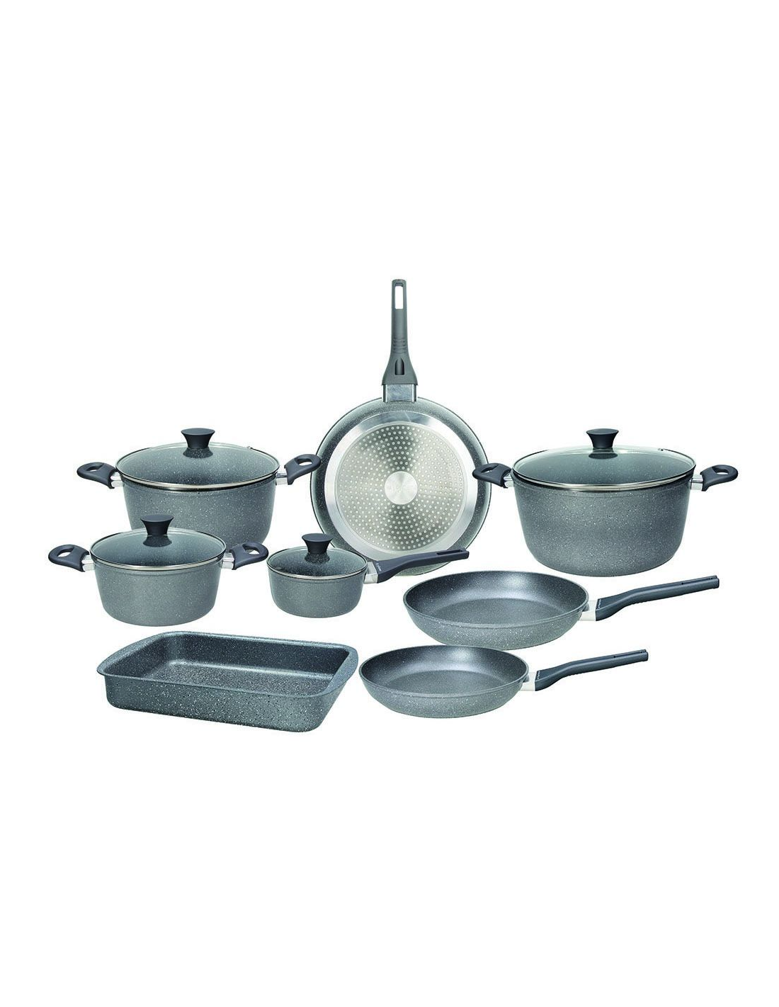 Batteria 12 pezzi Grancucina Phaetra Tognana Antiaderente | shopincasa.it
