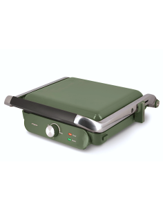Bistecchiera Elettrica Verde Salvia 2000W con Piastre Rimovibili – Shopincasa.it