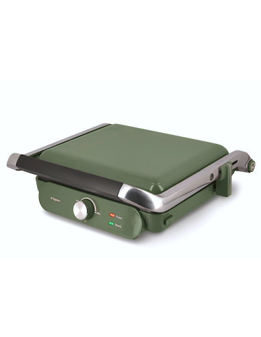 Bistecchiera Elettrica Verde Salvia 2000W con Piastre Rimovibili – Shopincasa.it