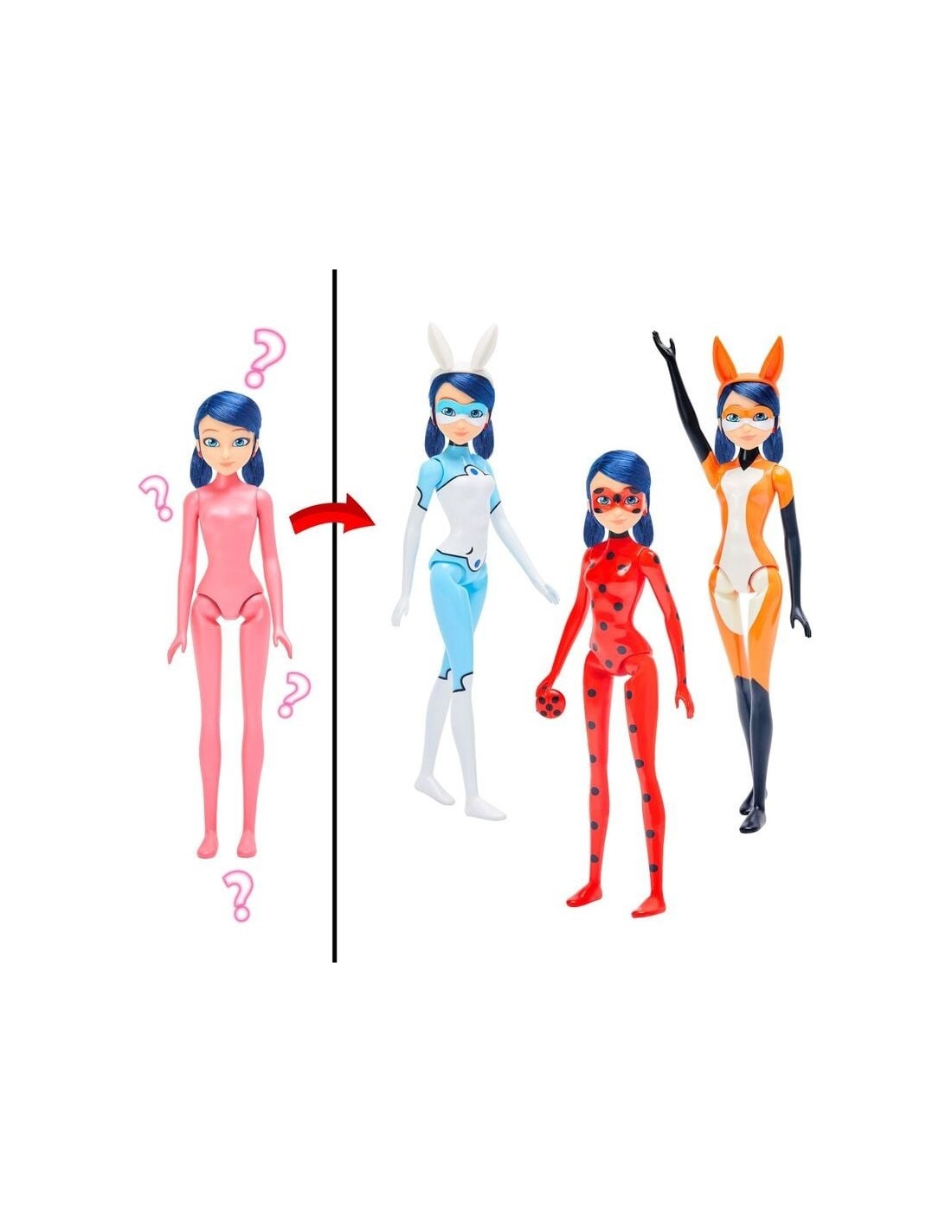 Miraculous Ladybug Bambole Magic Heroez Cambia Colore Sorpresa | Shop in Casa