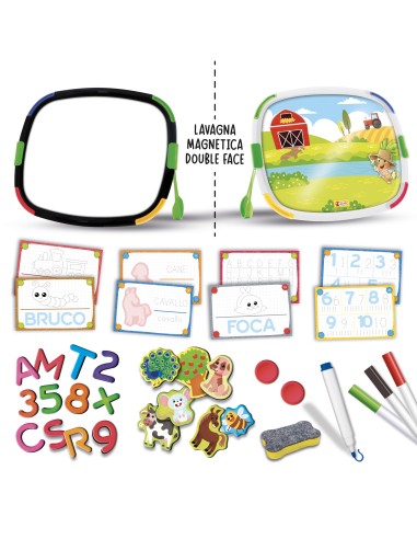 Carotina lavagna magnetica educativa linguaggio comunicazione | shopincasa.it