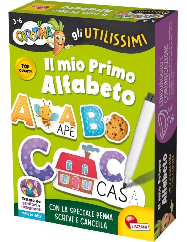 CAROTINA 102341 GLI UTILISSIMI MIO PRIMO ALFABETO su Shop in Casa