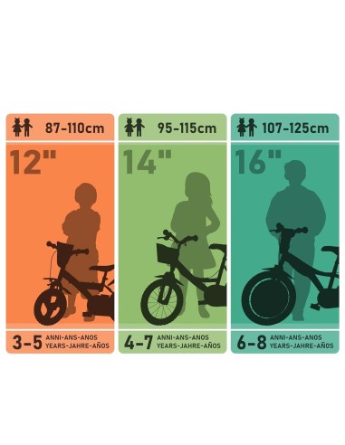 Bicicletta Barbie 16 Pollici per bambini – Dino Bikes su shopincasa.it