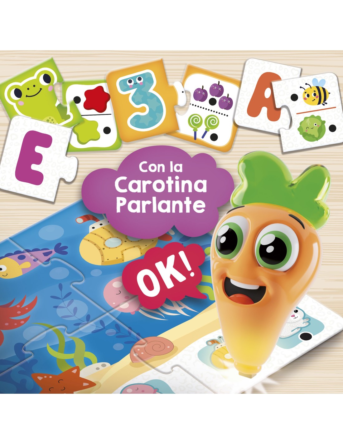 Carotina Baby 20 giochi educativi con penna parlante | shopincasa.it