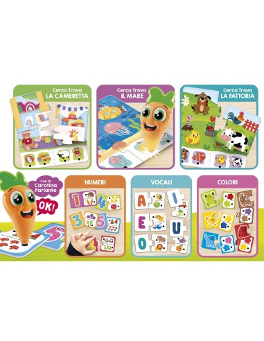 Carotina Baby 20 giochi educativi con penna parlante | shopincasa.it