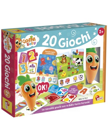 Carotina Baby 20 giochi educativi con penna parlante | shopincasa.it