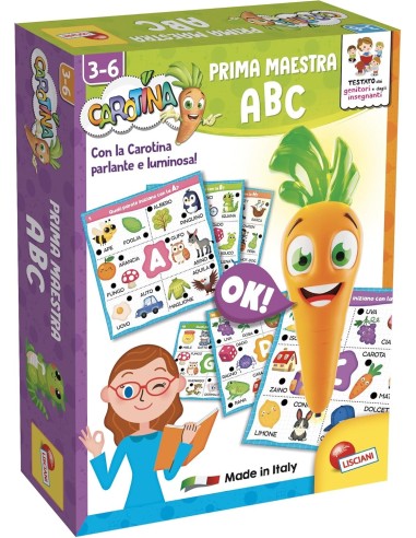 Carotina Prima Maestra ABC penna parlante schede interattive | shopincasa.it