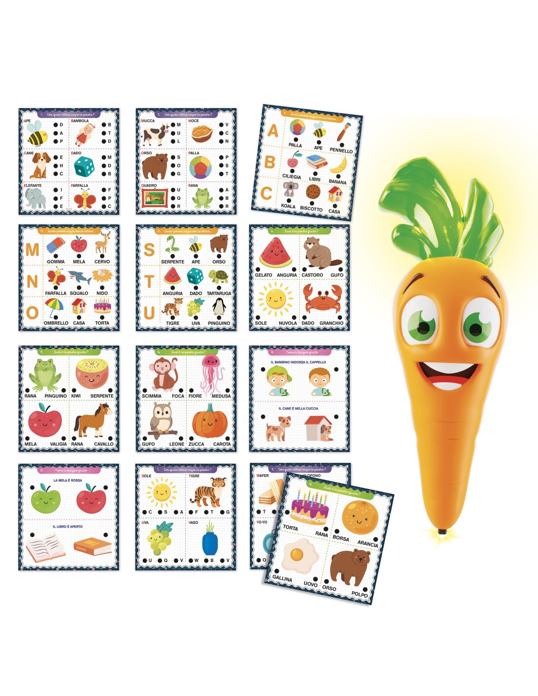 Carotina Prima Maestra Prime Parole gioco educativo | shopincasa.it