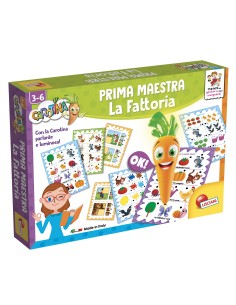 Carotina Prima Maestra Maxi Schede Fattoria gioco educativo | shopincasa.it