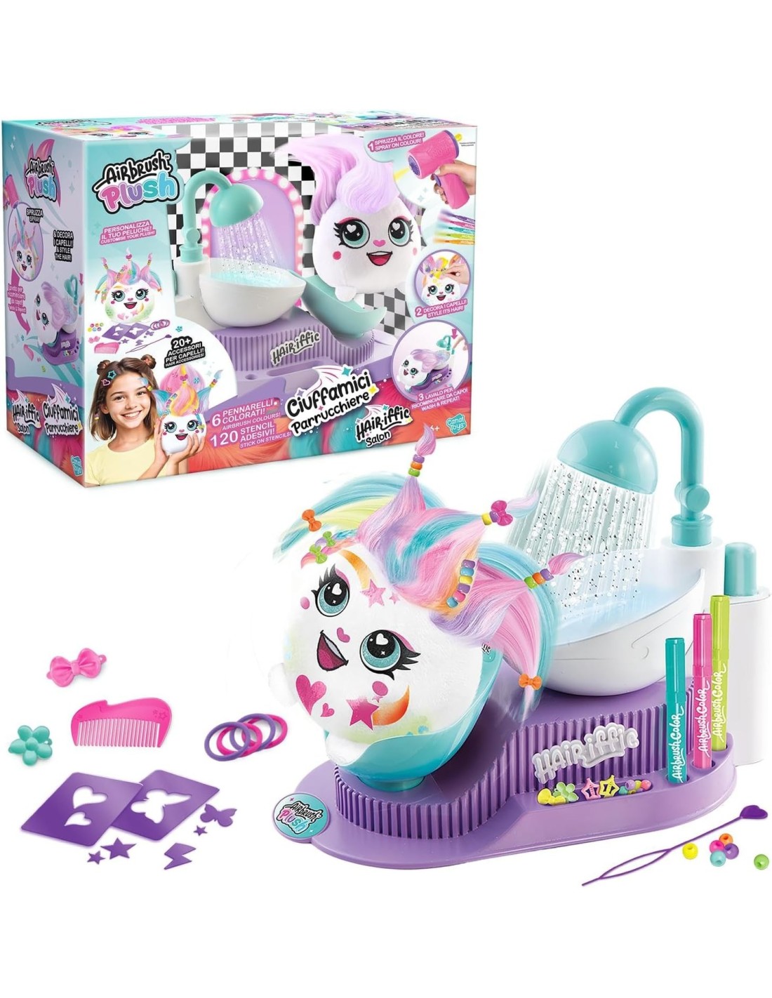 Airbrush Plush Ciuffamici Parrucchiere – Salone di Bellezza Creativo | shopincasa.it