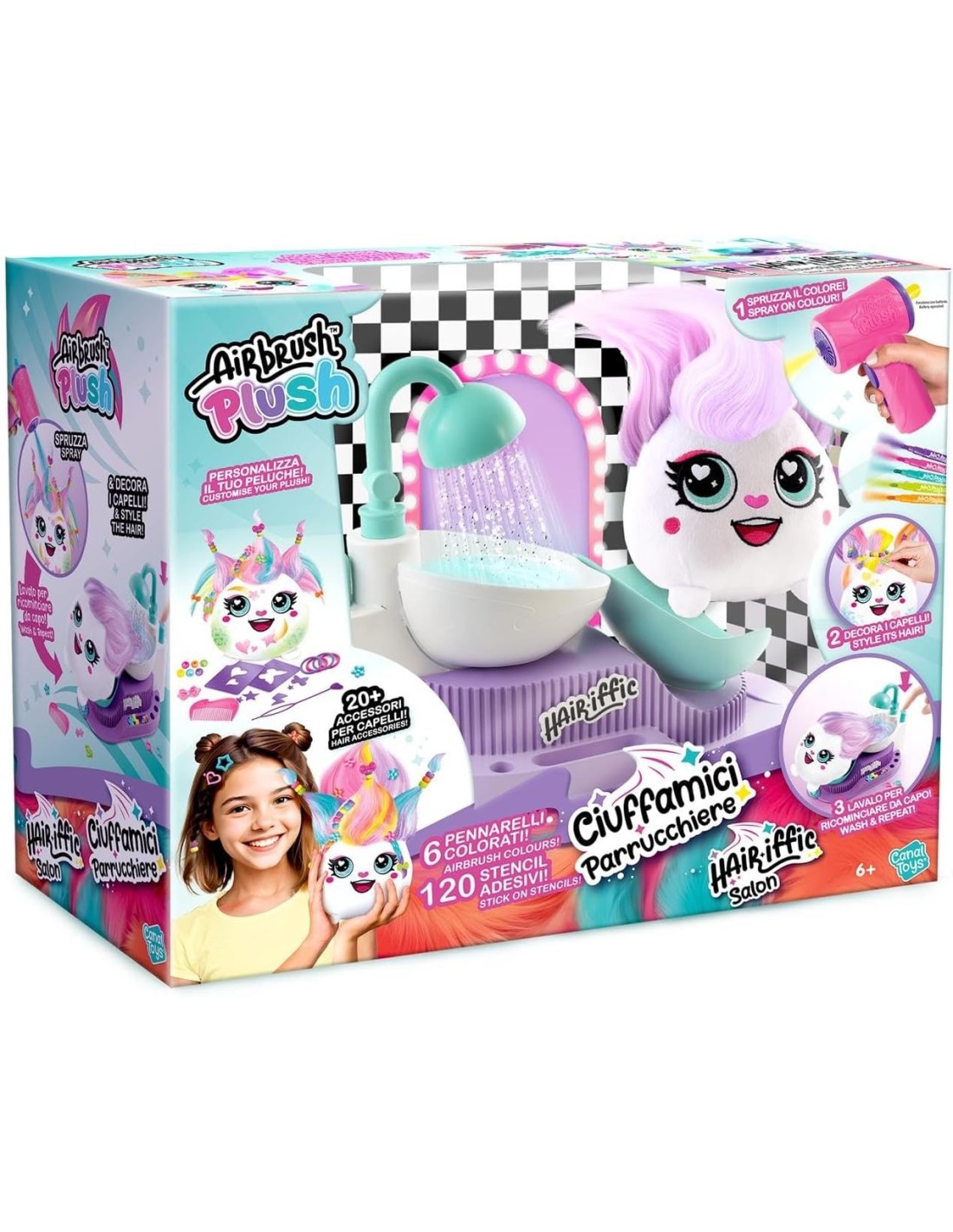 Airbrush Plush Ciuffamici Parrucchiere – Salone di Bellezza Creativo | shopincasa.it