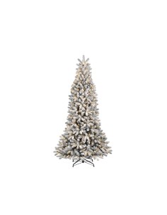 ALBERI E BASI DI NATALE: vendita online Albero di Natale floccato con LED "Montecarlo" altezza 210 cm e un diametro di 104cm ...