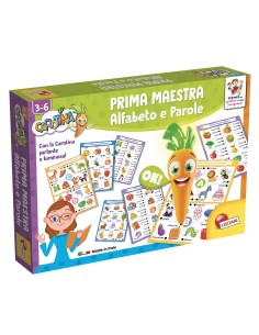 Carotina Prima Maestra alfabeto e parole con penna parlante e luminosa – shopincasa.it