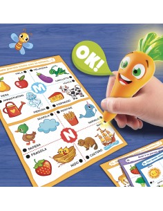 Carotina Prima Maestra alfabeto e parole con penna parlante e luminosa – shopincasa.it 2
