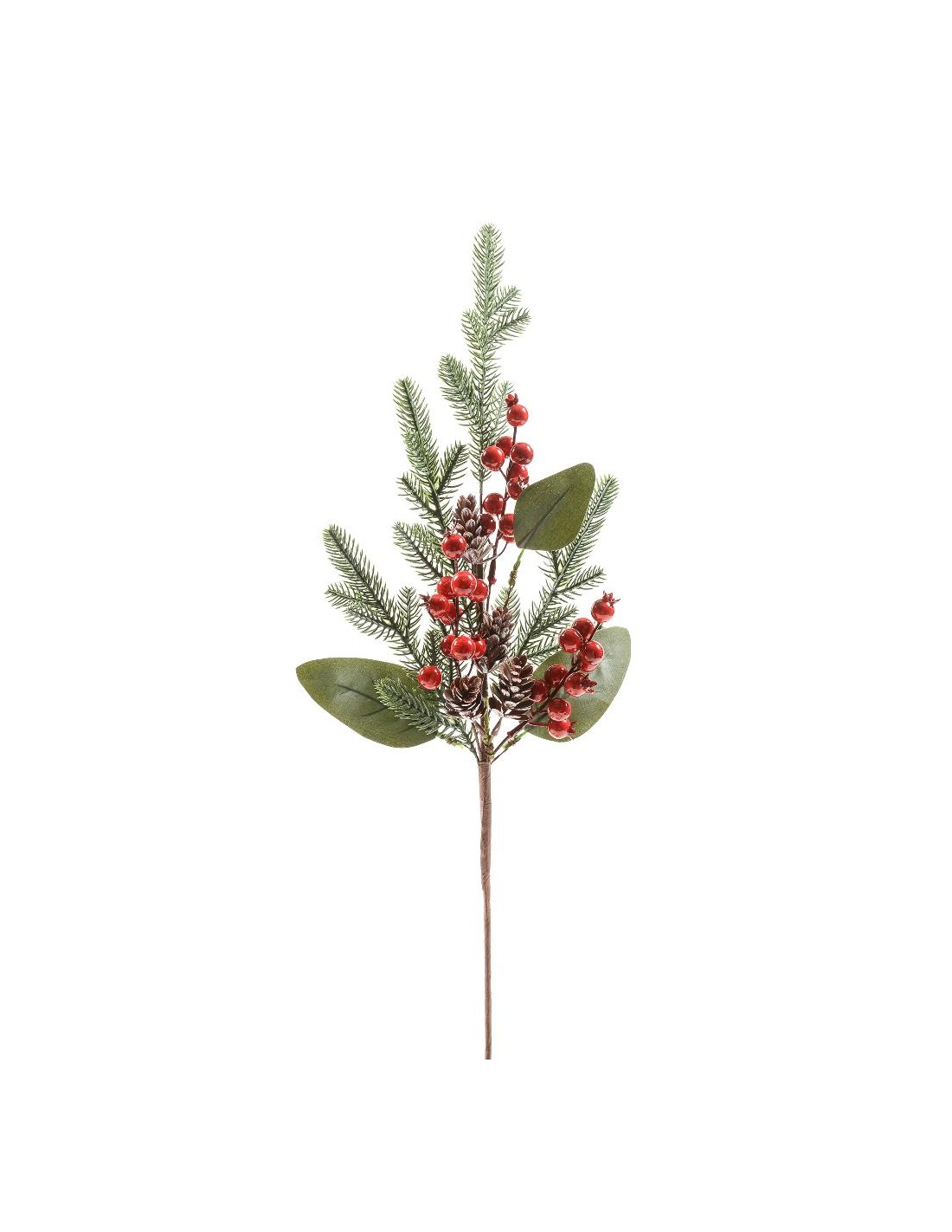 TRALCIO NATALIZIO CON BACCHE 60CM