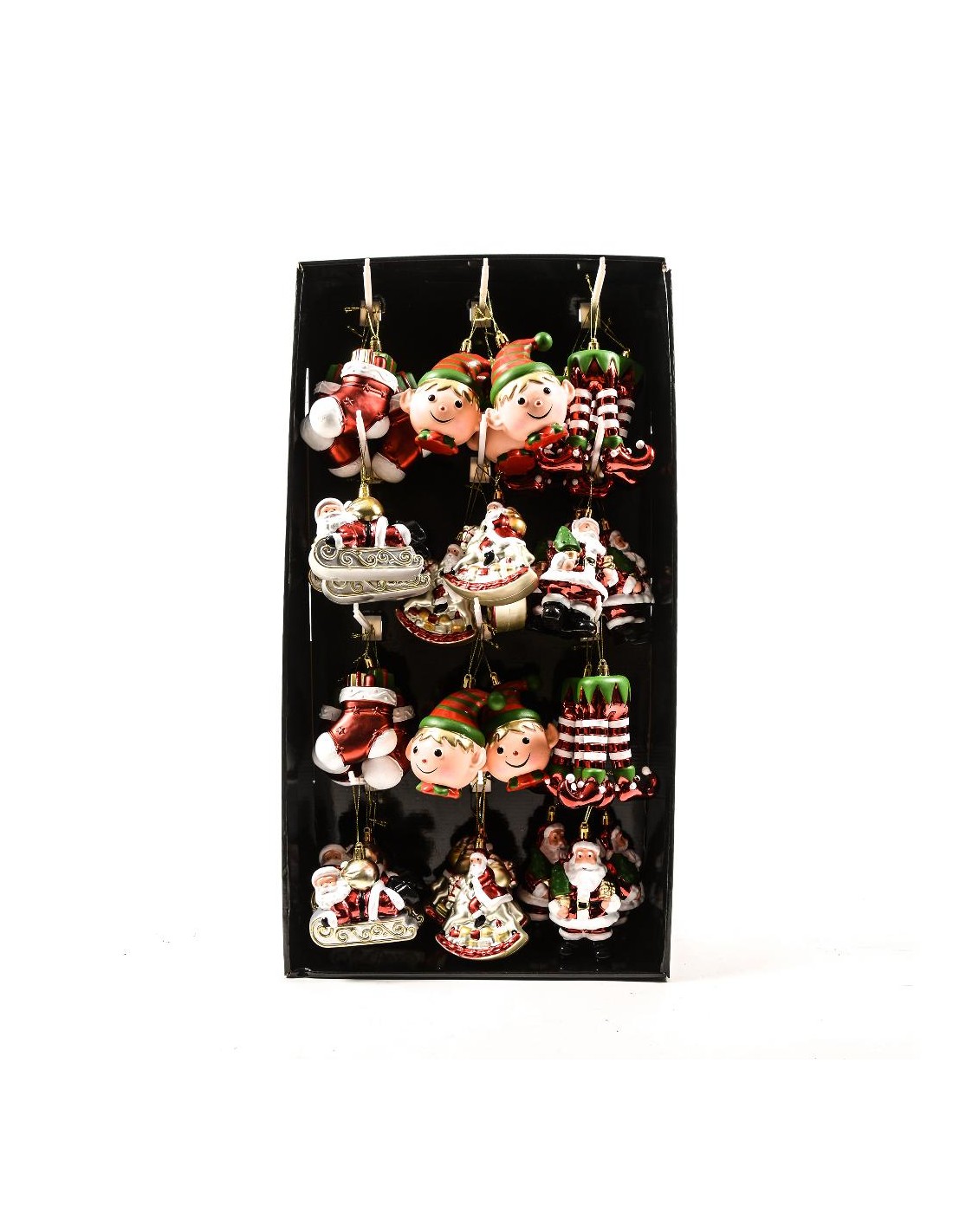 PENDENTE NATALIZIO PLASTICA 6X12CM ASSORTITO