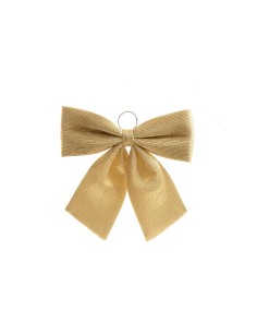SFERE E PENDAGLI: vendita online Fiocco imbottito di Natale oro 44x44 cm da appendere, La magia di natale per porte, finestre...