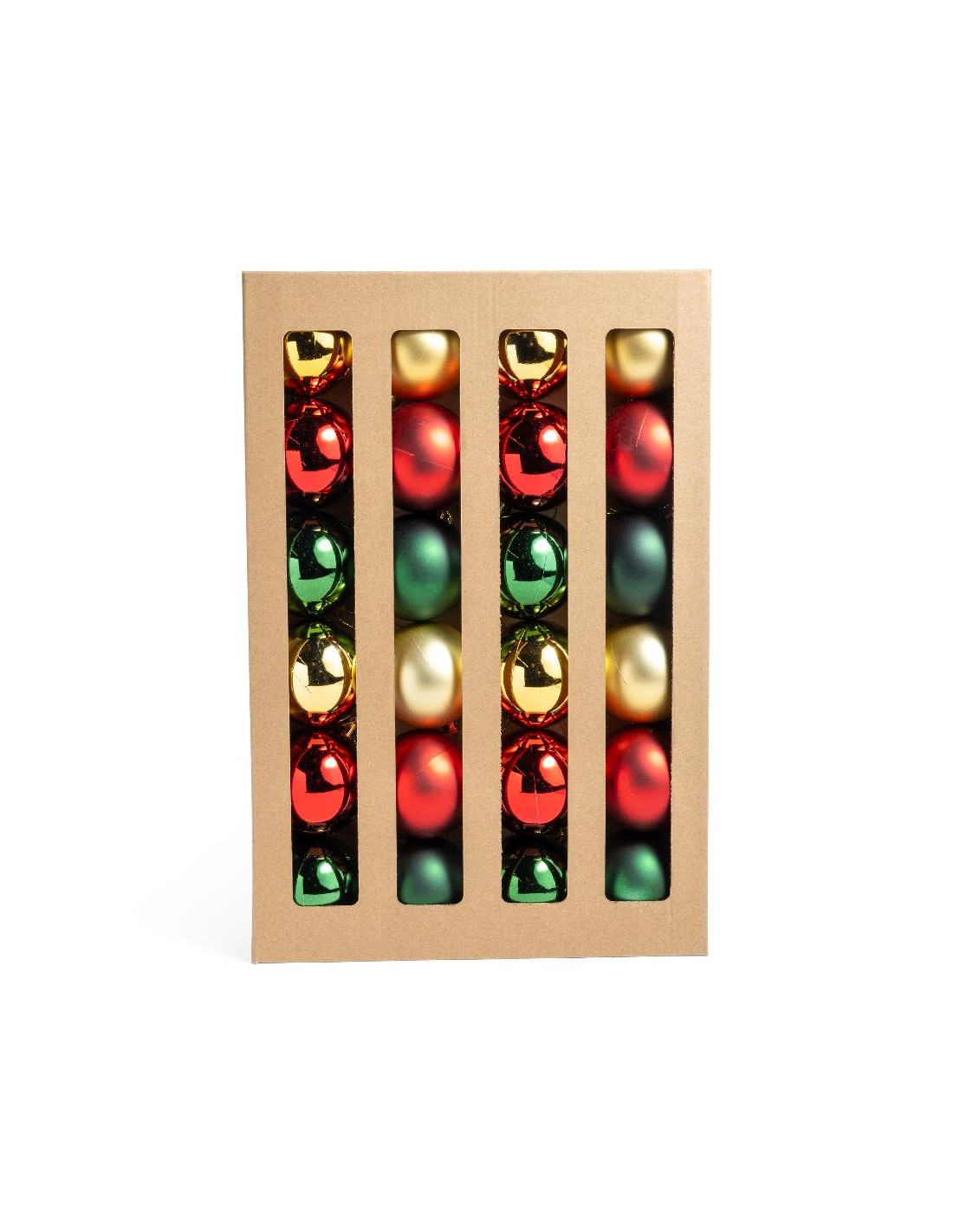 CONF 24 SFERE TRADIZIONE 6CM PLASTICA