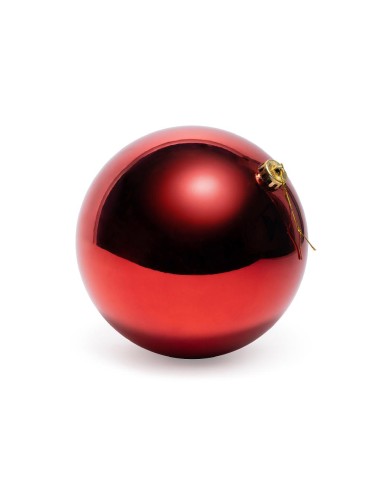 SFERA ROSSA LUCIDA 20CM PLASTICA