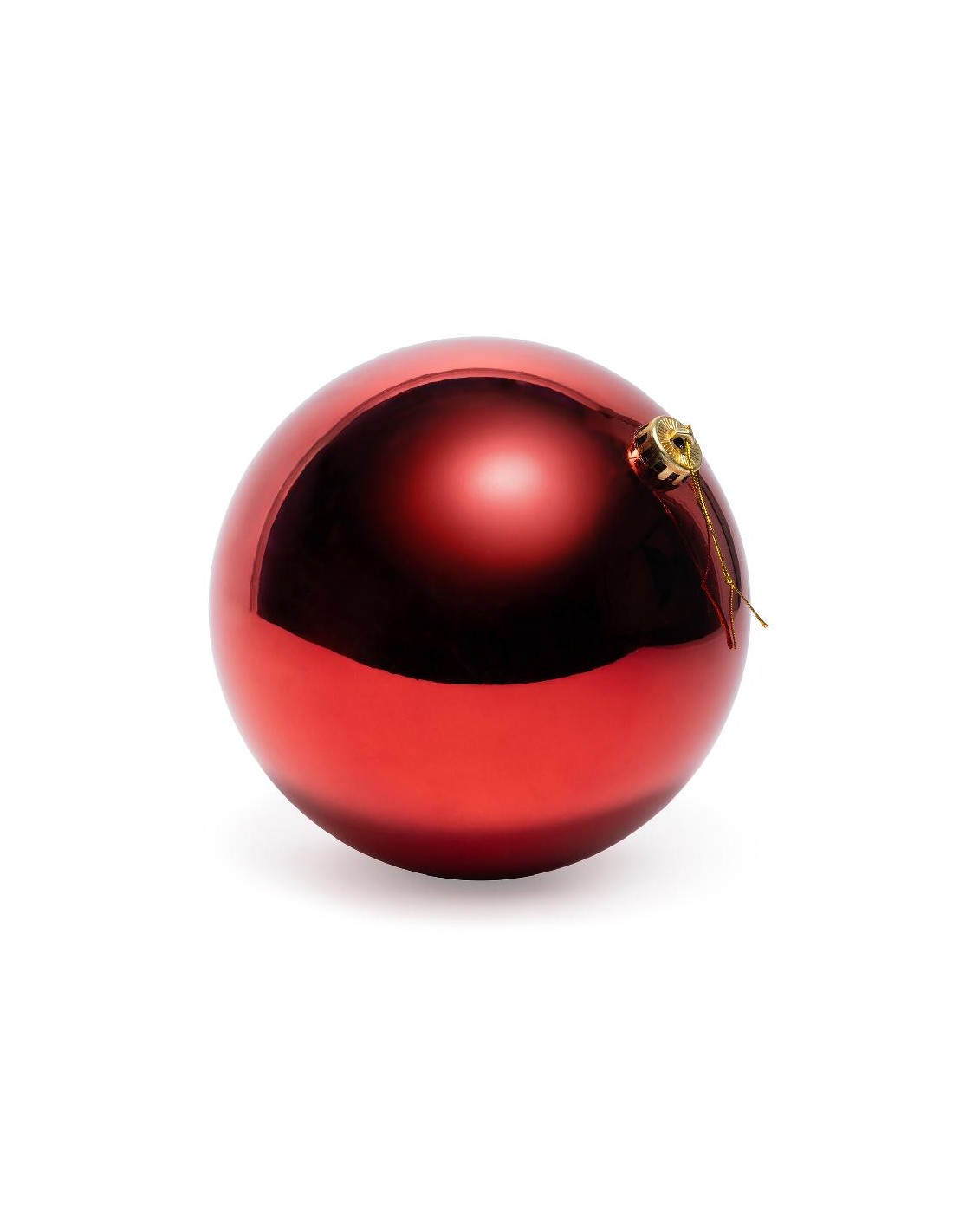 SFERA ROSSA LUCIDA 25CM PLASTICA