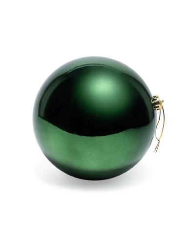 SFERA VERDE LUCIDA 20CM PLASTICA