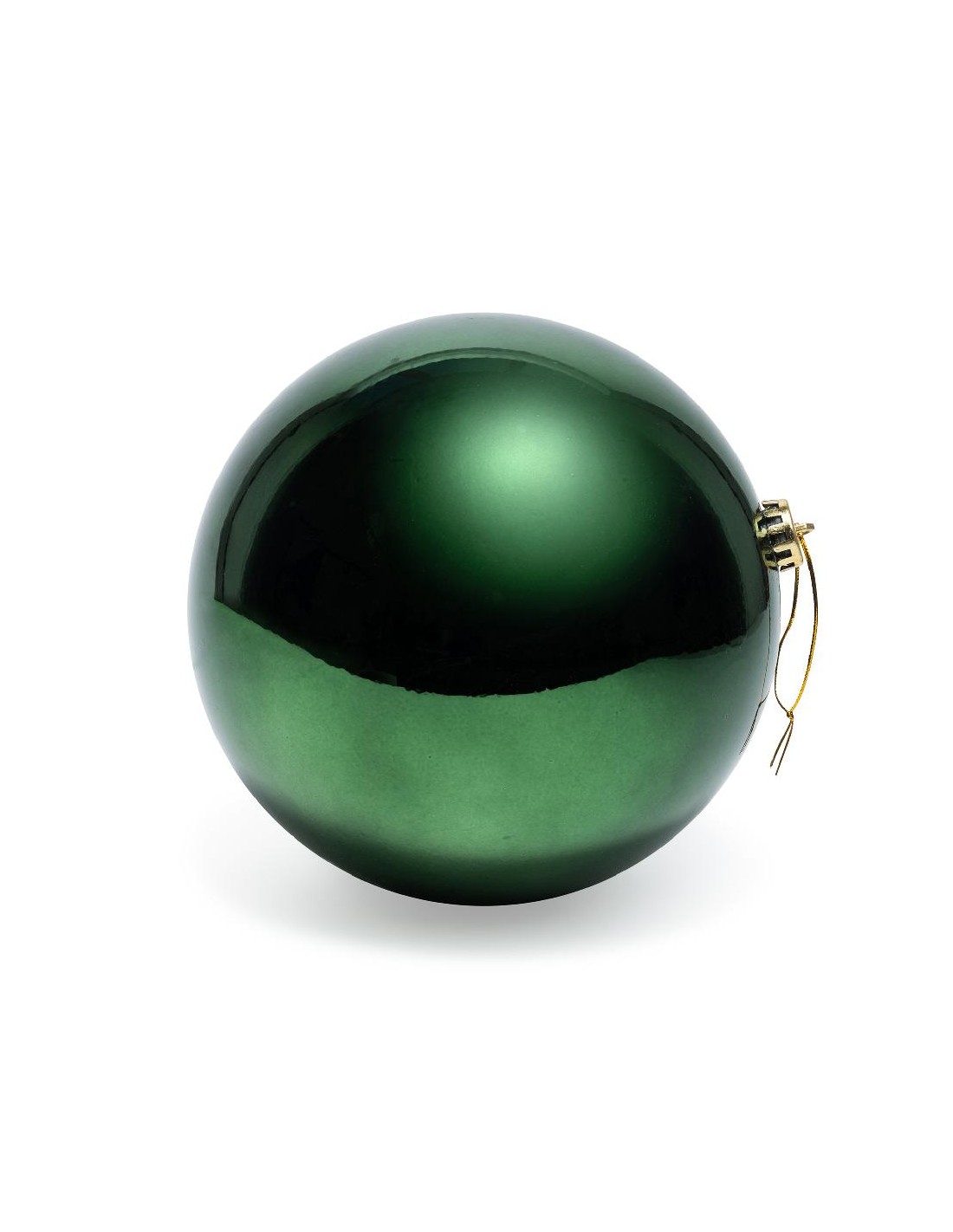 SFERA VERDE LUCIDA 20CM PLASTICA