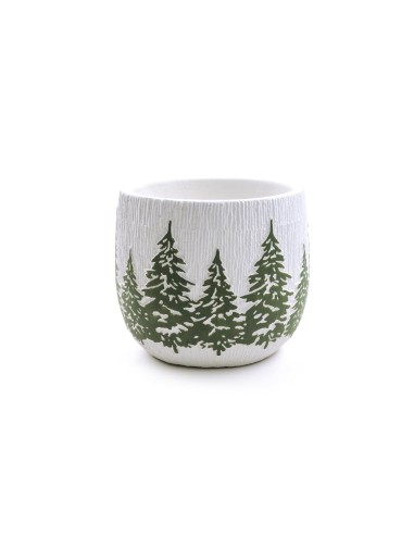 VASO CEMENTO DECORATO 15X15X13CM