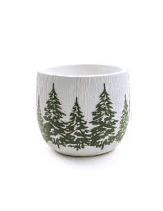 VASO CEMENTO DECORATO 18X18X16CM