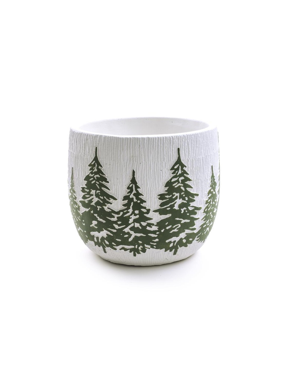 VASO CEMENTO DECORATO 18X18X16CM