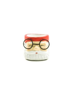 VASO BABBO CON OCCHIALI CEMENTO 9,5X8,5X7,5CM